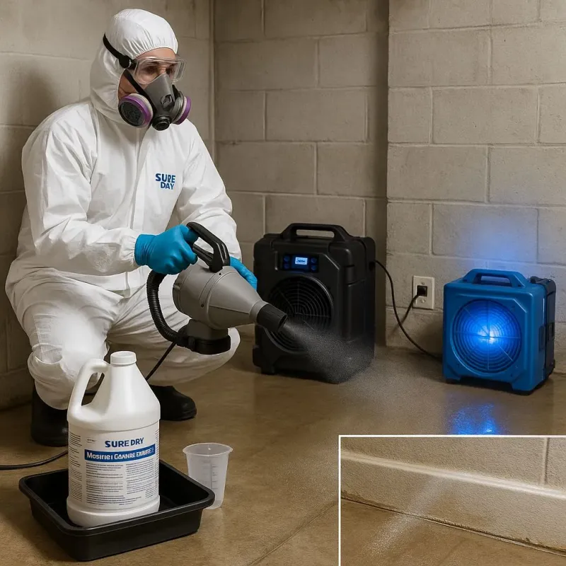 Sanitization and Odor Removal process in Chittenden, VT